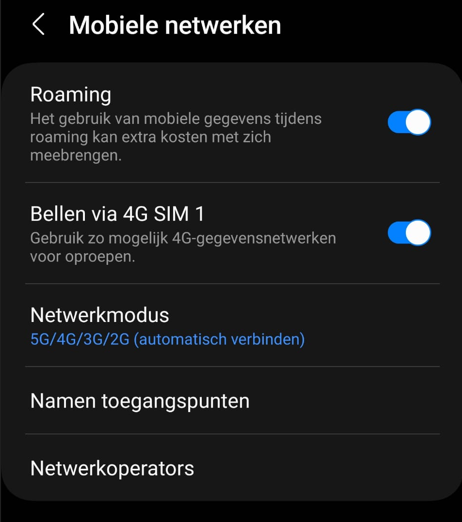 Mobiele netwerken KPN